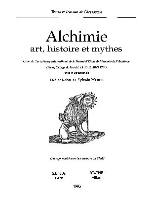 Olympiodore l’alchimiste et les présocratiques - une doxographie de l’unité (De arte sacra, § I8-27)