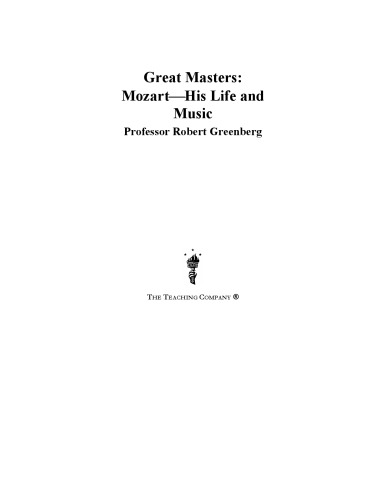 Great masters. Mozart, his life and music