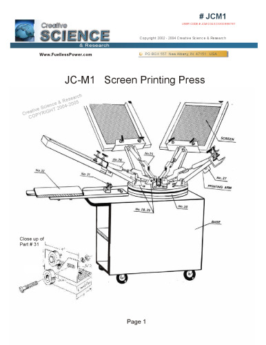 Screen Printing Press