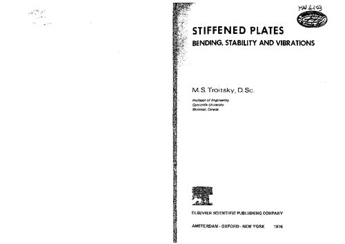 Stiffened Plates - Bending stability and vibrations