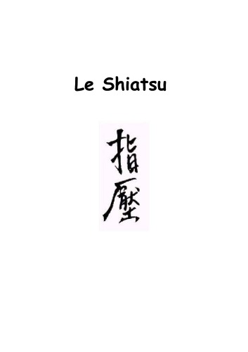 Le Shiatsu