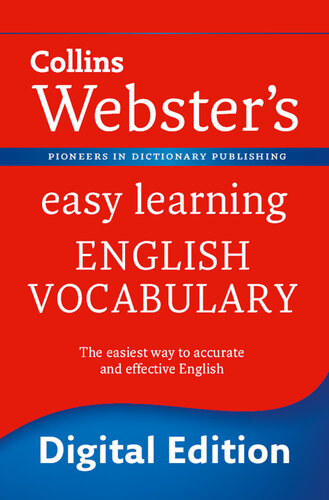 Webster’s Easy Learning English Vocabulary (Collins Webster’s Easy Learning)