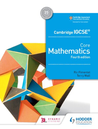 Cambridge IGCSE Core Mathematics 4th edition