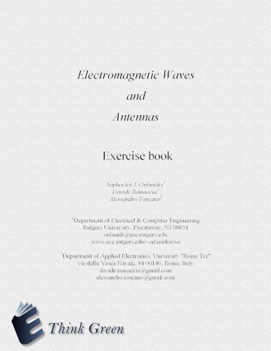 Electromagnetic Waves and Antennas, Exercise Book [, &nbsp;ed.]