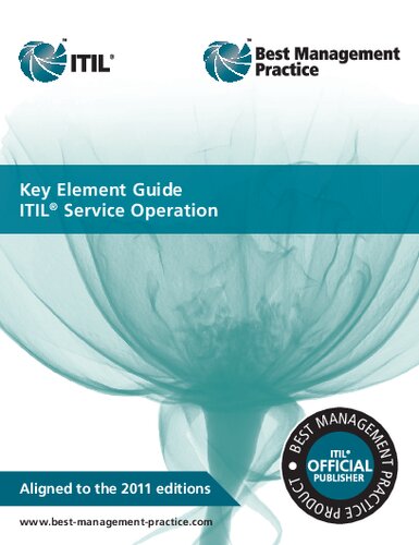 Key element guide ITIL service operation