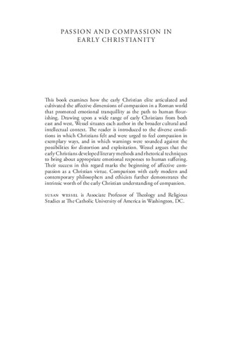 Passion and Compassion in Early Christianity