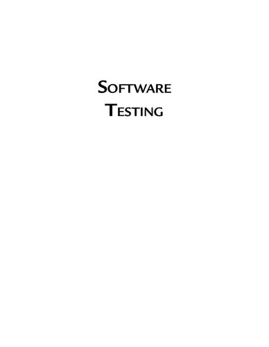Software Testing: Principles and Practices