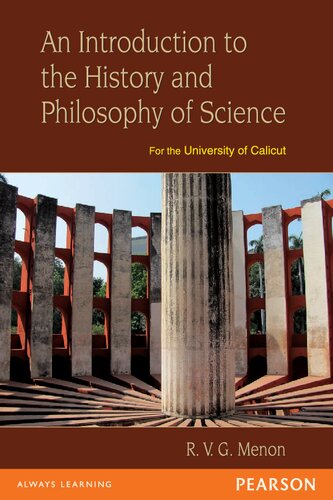 An Introduction to the History and Philosophy of Science