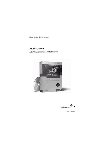 ABAP objects : ABAP programming in SAP NetWeaver