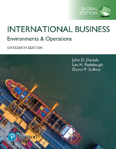 International Business: Environments and Operations