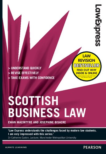 Law Express: Scottish Business Law (Revision guide)