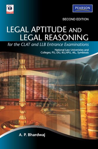 Legal Aptitude and Legal Reasoning for the CLAT and LLB Entrance Examinations
