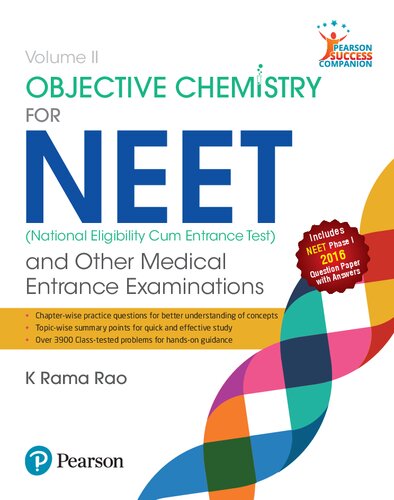 Objective Chemistry for NEET and Other Medical Entrance Examinations Vol I