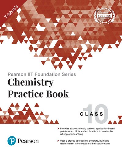 Pearson IIT Foundation Series - Chemistry Practice Book Class 10