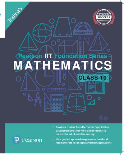 Pearson IIT Foundation Series - Mathematics Class 10