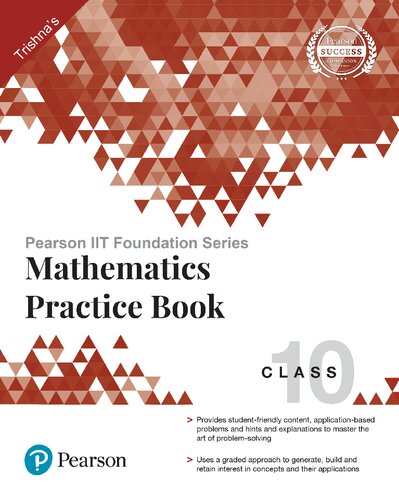 Pearson IIT Foundation Series - Mathematics Practice Book Class 10
