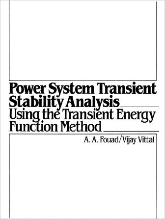Power system transient stability analysis using the transient energy function method