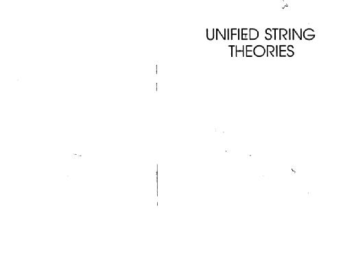 Unified String Theories