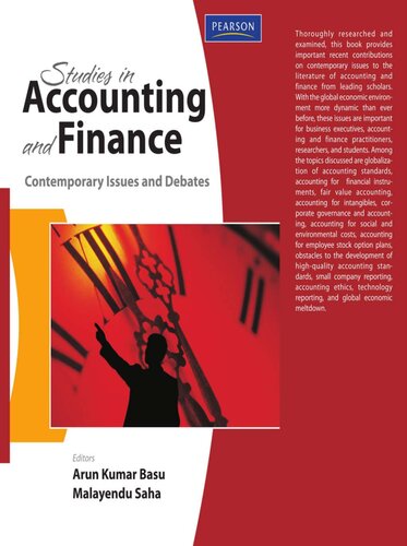 Studies in Accounting and Finance: Contemporary Issues and Debates