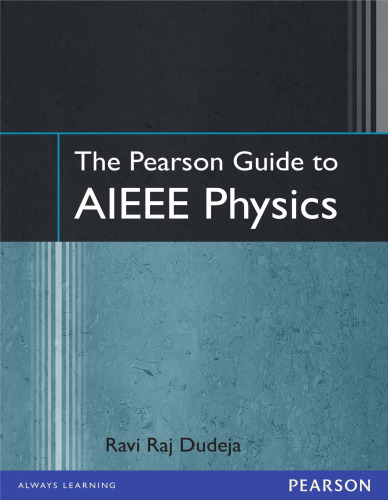 The Pearson Guide to AIEEE Physics