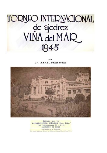 Segundo torneo internacionál de ajedrez Viña del Mar 1945,