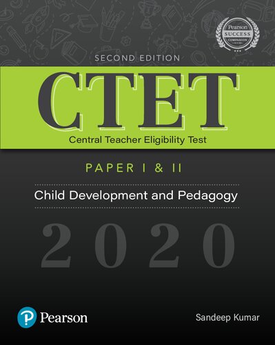 CTET Central Teacher Eligibility Test Child Development and Pedagogy 2020 Paper I & II