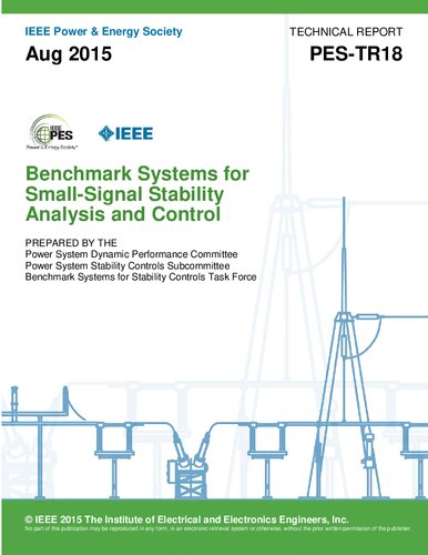 Benchmark Systems for Small-Signal Stability Analysis and Control