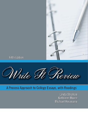 Write It Review: A Process Approach to College Essays