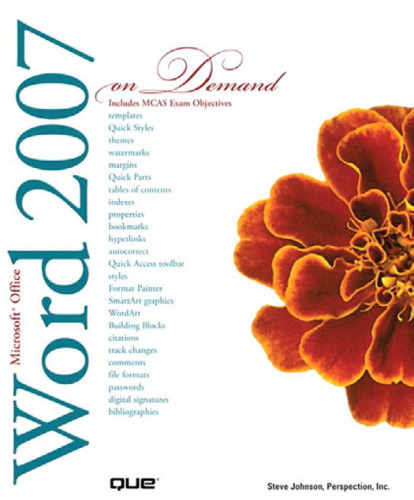 Microsoft Office Word 2007 On Demand