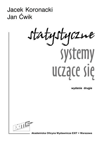 Statystyczne systemy uczące się
