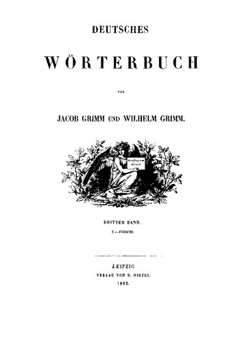 Deutsches Woerterbuch - Dritter Band - E-Forsche