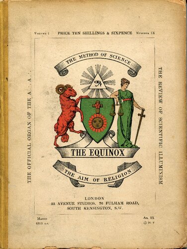 The Equinox: Keep Silence Edition, Vol. 1, No. 9