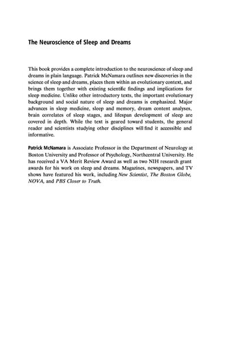 The Neuroscience of Sleep and Dreams