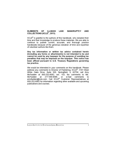 Bankruptcy and Collections