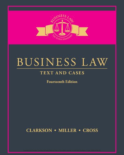 Business law : text and cases.