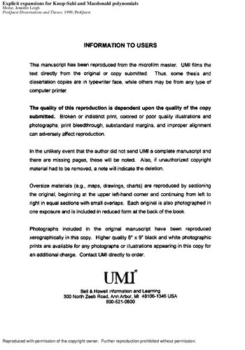 Explicit expansions for Knop-Sahi and Macdonald polynomials