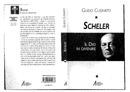 Scheler. Dio in divenire