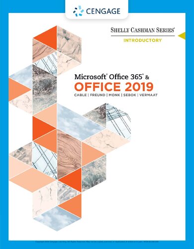 Shelly Cashman Series Microsoft Office 365 & Office 2019 Introductory