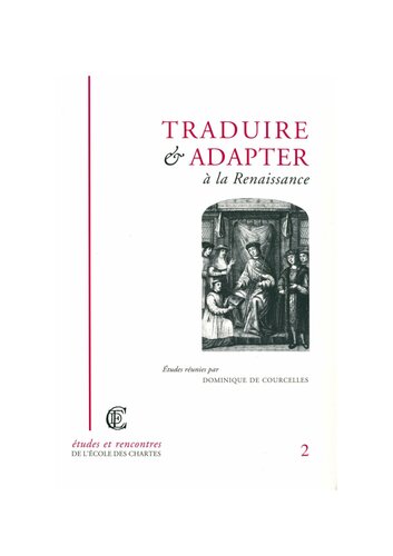 Traduire et adapter à la Renaissance
