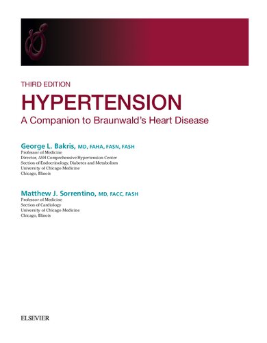 Hypertension: A Companion to Braunwald's Heart Disease