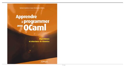 Apprendre a programmer avec Ocaml Algorithmes et structures de donnees