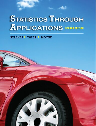Statistics through applications