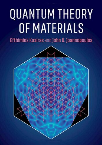 Quantum theory of materials