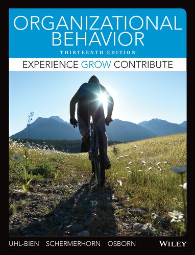Organizational Behavior : experience grow contribute.