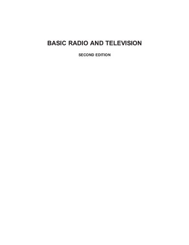 Basic Radio & Television, 2/E