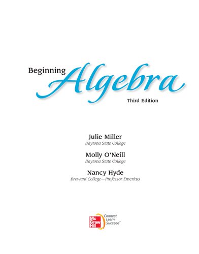 Beginning algebra