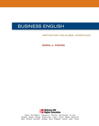 Business English: Writing in the Global Workplace