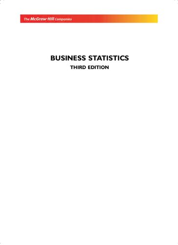 Business Statistics