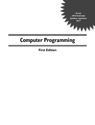 C Programming and Data Structures