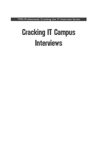 CRACKING IT CAMPUS INTERVIEWS